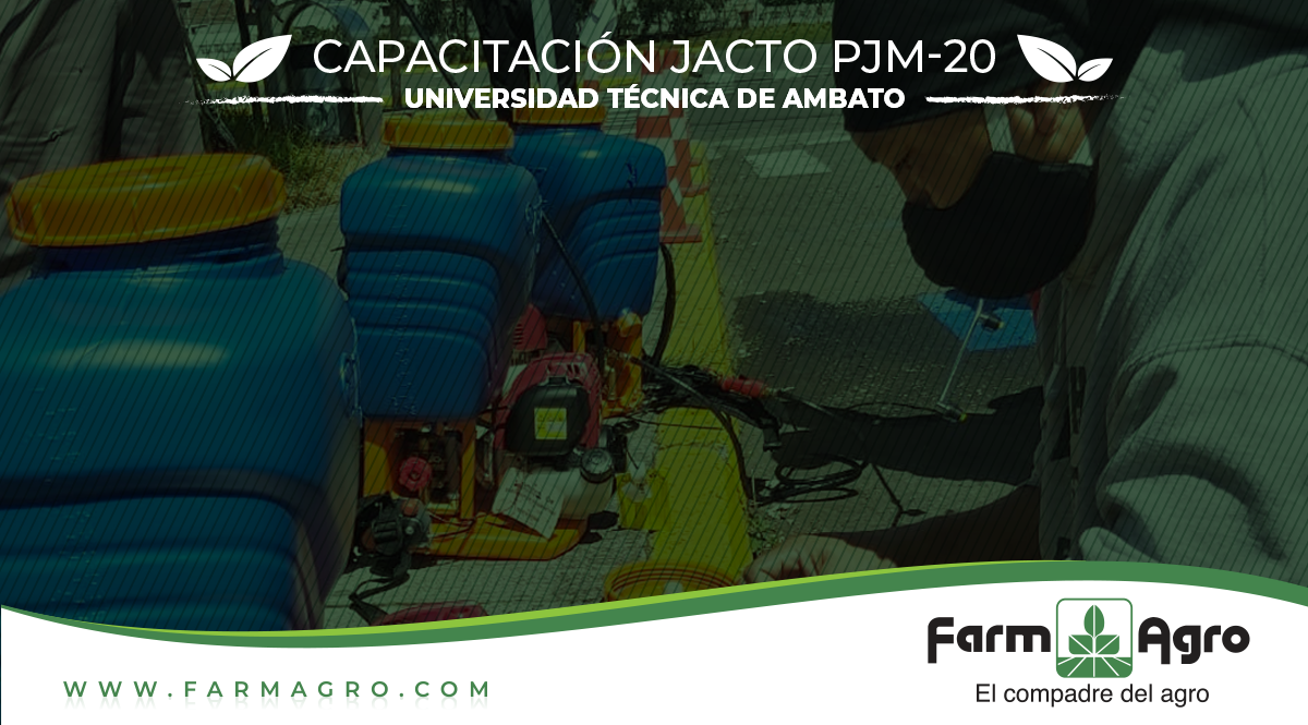 FarmagroEc's tweet photo. Entregamos y capacitamos nuestras potentes pulverizadoras Jacto #PJM20 a la Universidad Técnica de Ambato.
Alta tecnología en nuestras maquinaria y los mejores productos para el agro en todas las zonas productivas del país.
#ElCompadreDelAgro #ElAgroNoSeDetiene https://t.co/JepdpsD2VI