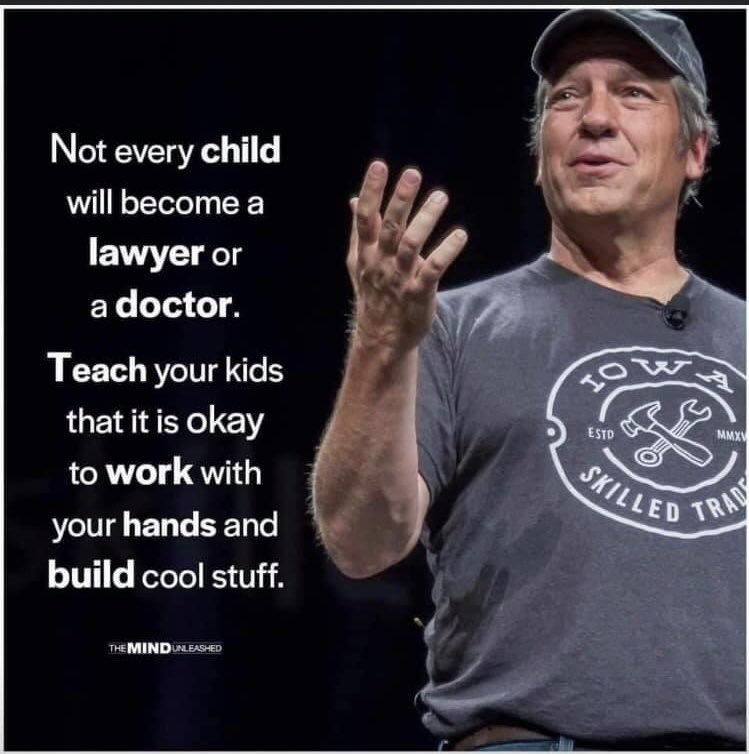 Ms_MacieCCAC's tweet photo. Those who work with their hands and build cool stuff, they’re the reason my car runs in the morning and much much more👏🏼 https://t.co/Zzrak9vd3g