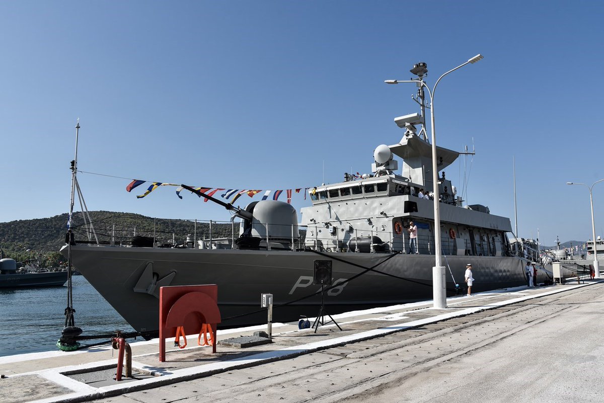 C4Defence's tweet image. Fast Attack Craft Delivery to Hellenic Navy 
Link: c4news.me/e/55MGr 

@HellenicNavyGR

#greece #fastattackcraft #supervita #roussen #navy #defence #mediterranean #aegean #hellenicnavy
