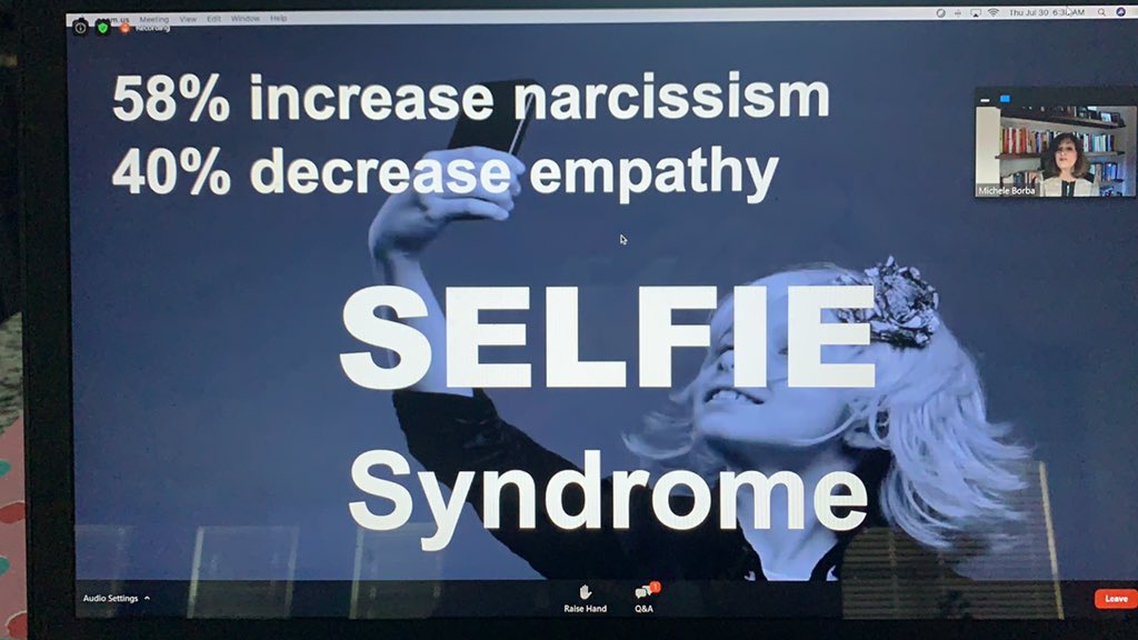 “Empathy is WE not me.” <a href="/micheleborba/">Dr. Michele Borba</a> #EngageNISD