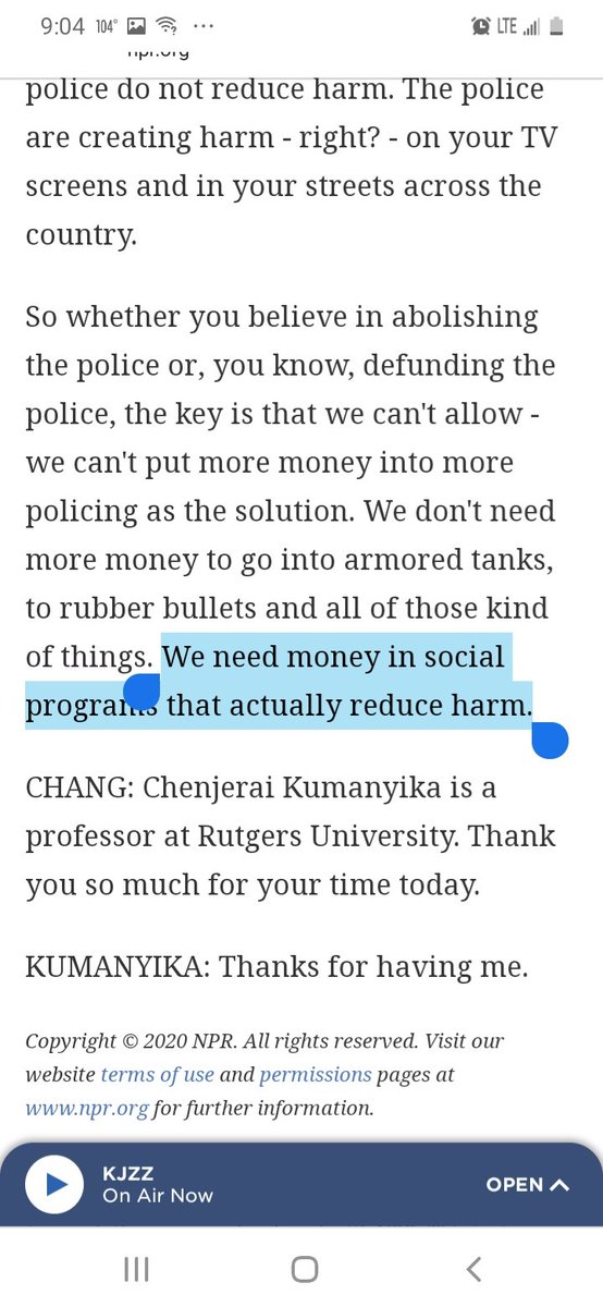 Essentially he wants funds redirected to other communist programs. They'll give it to domestic abuse shelter and stuff first but in a few year you'll see radical leeches sucking on that teet as well