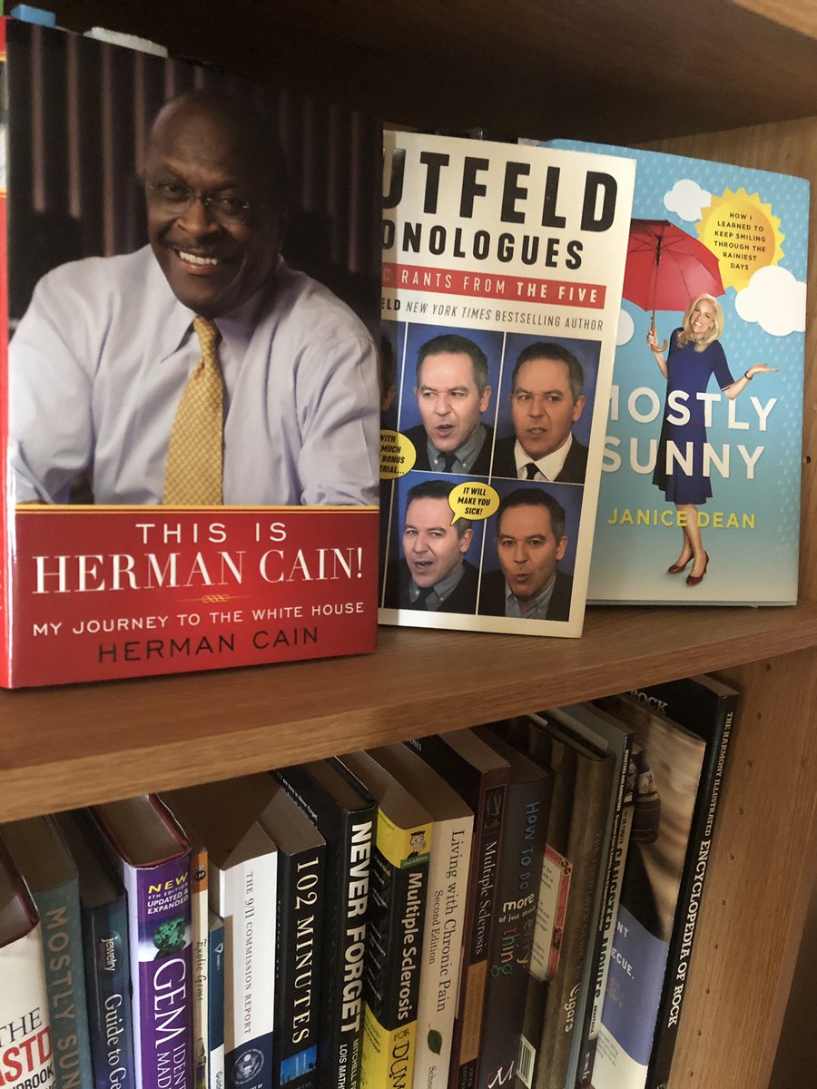 LiRi347's tweet photo. #RIPHermanCain Proudly displayed on my bookshelf. It was my pleasure to read your book! #LittleFaces #TheHermanator https://t.co/wvifzCY4S3