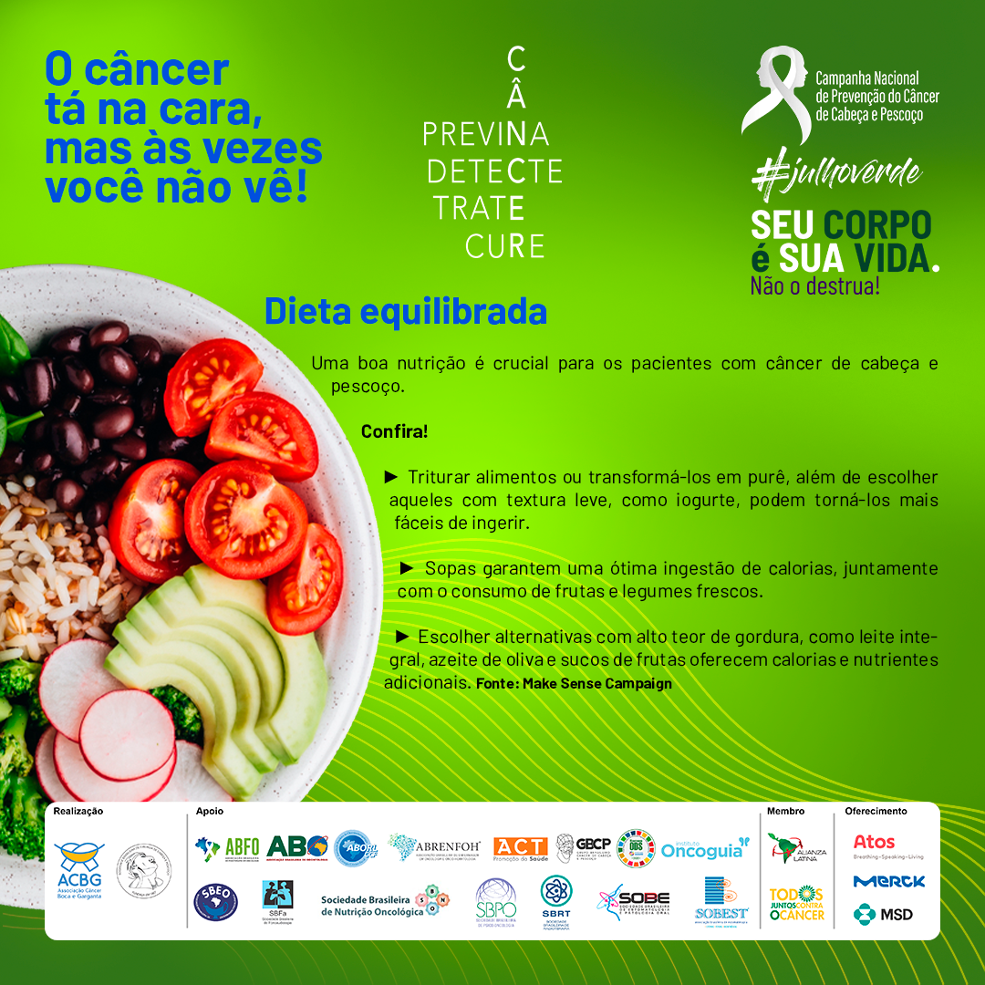 actbr's tweet photo. Alimentação baseada em produtos ultraprocessados é um dos fatores de risco do câncer. A #AlimentaçãoSaudável, com ingestão de alimentos in natura, protege o organismo. @AcbgBrasil
#acbg #sbccp #julhoverde20 https://t.co/zK4a7skJJt