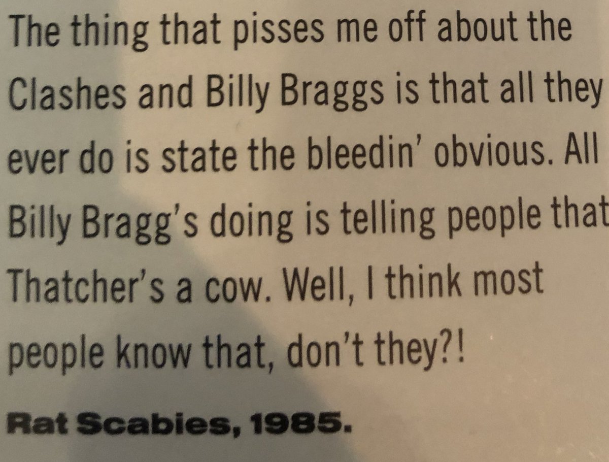 Rat Scabies sums up political music and comedy everywhere