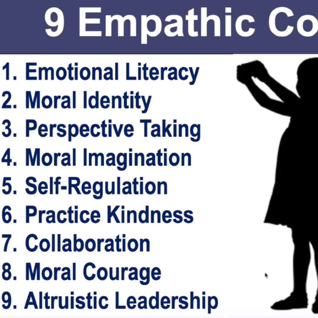 "Empathy is WE not me." <a href="/micheleborba/">Dr. Michele Borba</a> #EngageNISD 9 Emphatic Competencies.
