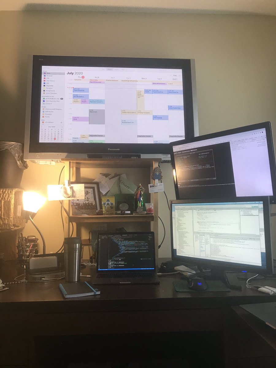 TeeKiller71's tweet photo. Remote workstation served me well this summerπ€©#IBMIntern #NationalInternDay https://t.co/lr4PY0JFpk