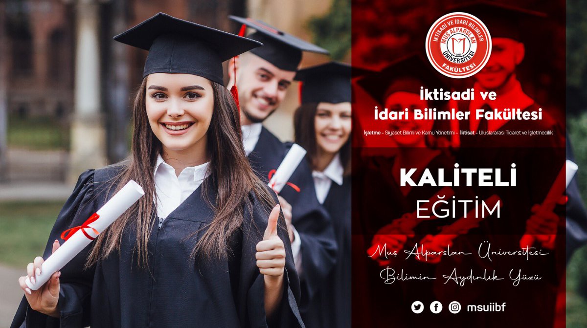 #tercih2020 Muş Alparslan Üniversitesi, İktisadi ve İdari Bilimler Fakültesi yeni öğrencilerini bekliyor 😎