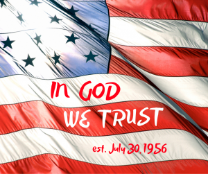 IStandForFaith's tweet photo. Today marks the 64th Anniversary of our national motto!

On July 30th, 1956, “In God We Trust” was established by President Eisenhower and the U.S. Congress as the official motto of the US. 

#InGodWeTrust #64thAnniversary https://t.co/mXkOvJ31R8