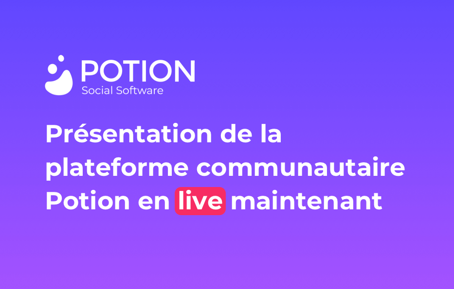 🔴 Découvrez une démo de la plateforme Potion en live par Antoine maintenant ! potion.social/fr/plateforme#…
#presentation #potion #social #live #community #platform