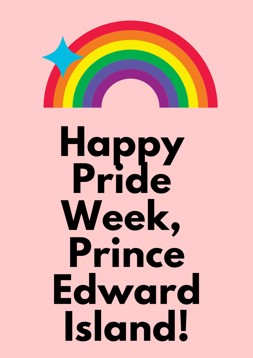 BrianFrancisPEI's tweet photo. Happy #PEIPrideWeek!π https://t.co/HSIG3UgPYD