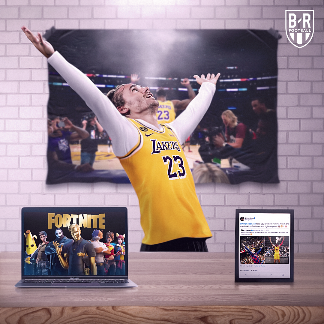 brfootball's tweet photo. Welcome back, @NBA 

Love, ⚽ https://t.co/UFcOk8VmiO