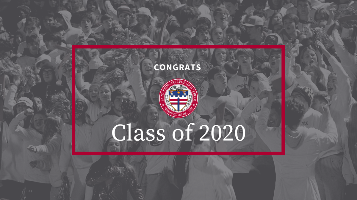 StJohnsCHS's tweet photo. 3️⃣...2️⃣...1️⃣ 🎓SJC's graduation ceremony starting soon! Stay up to date throughout the day for each ceremony.  #SJC2020 #SJCgrad

Tune in: https://t.co/FVZscMhhgu https://t.co/vMYSMKabUD