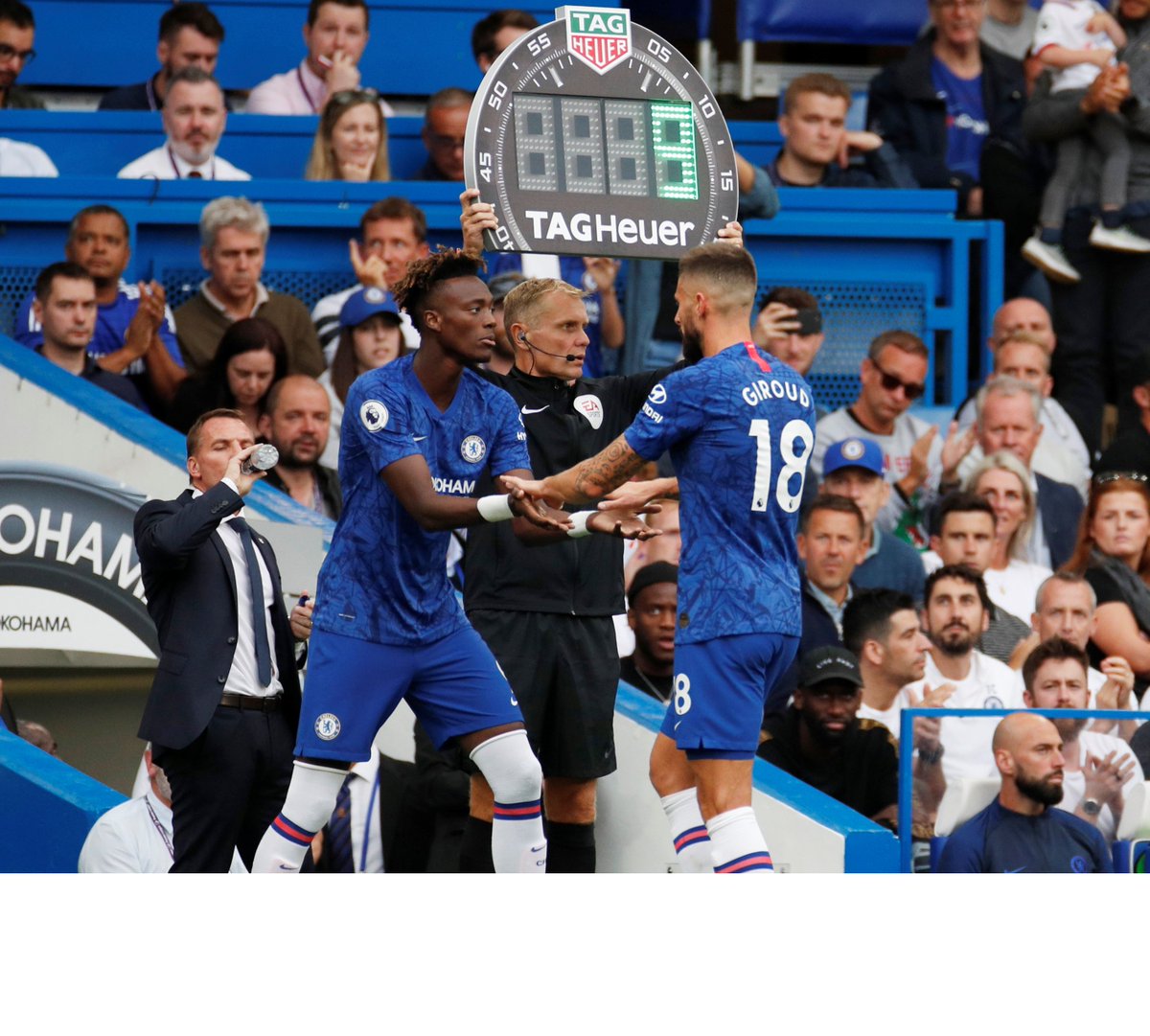 Giroud and TammyAbraham's strong start to the season and a weak finish means his averages per appearance are near identical to GiroudsHowever, Giroud's has been penalised by more cameos, suggesting his has performed far betterAbraham avg minutes per app = 67.7Giroud = 56.8