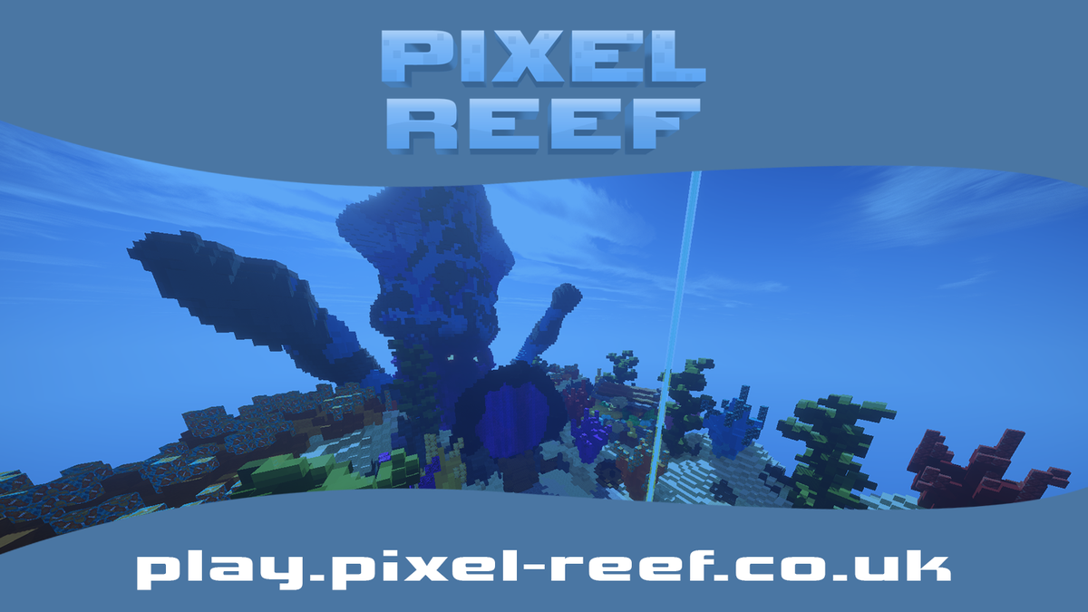 PixelSquid_'s tweet photo. Introducing Pixel Reef.๐พ๐
A Minecraft 1.15.2 Towny Survival Server.
Opening on Friday, July 31st at 9pm BST.
Join the discord to stay updated:
https://t.co/7tu1gHUlQN
๐๐๐
#Minecraft #MinecraftServer #PixelReef https://t.co/qA1B2bBIgx