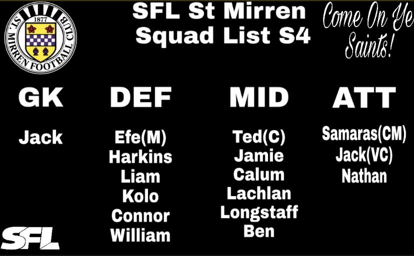 Sfl St Mirren tweet media