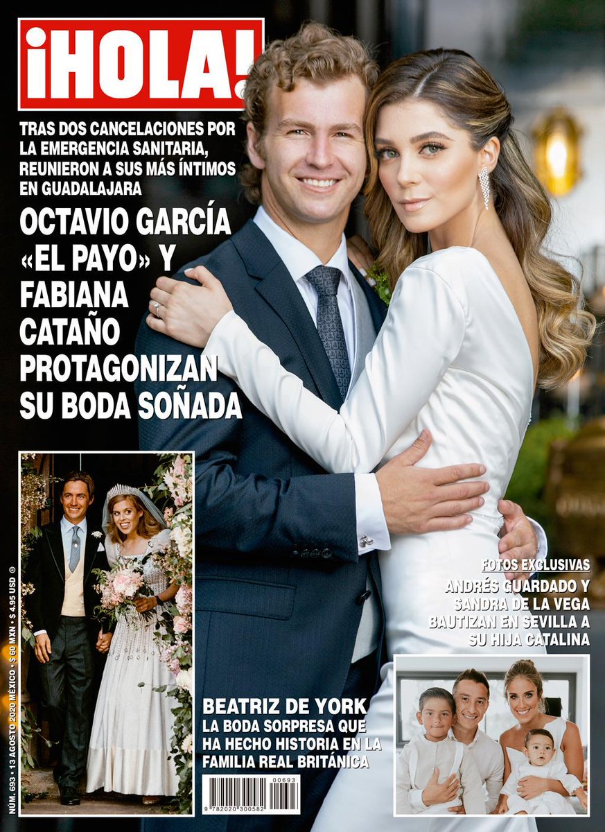 holamexico's tweet photo. En esta edición de ¡HOLA!, el íntimo y romántico «sí quiero» de Octavio García ‘El Payo’ y Fabiana Cataño. ¡Ya a la venta! https://t.co/7MC2FR8qnt https://t.co/nT9JGhxizv