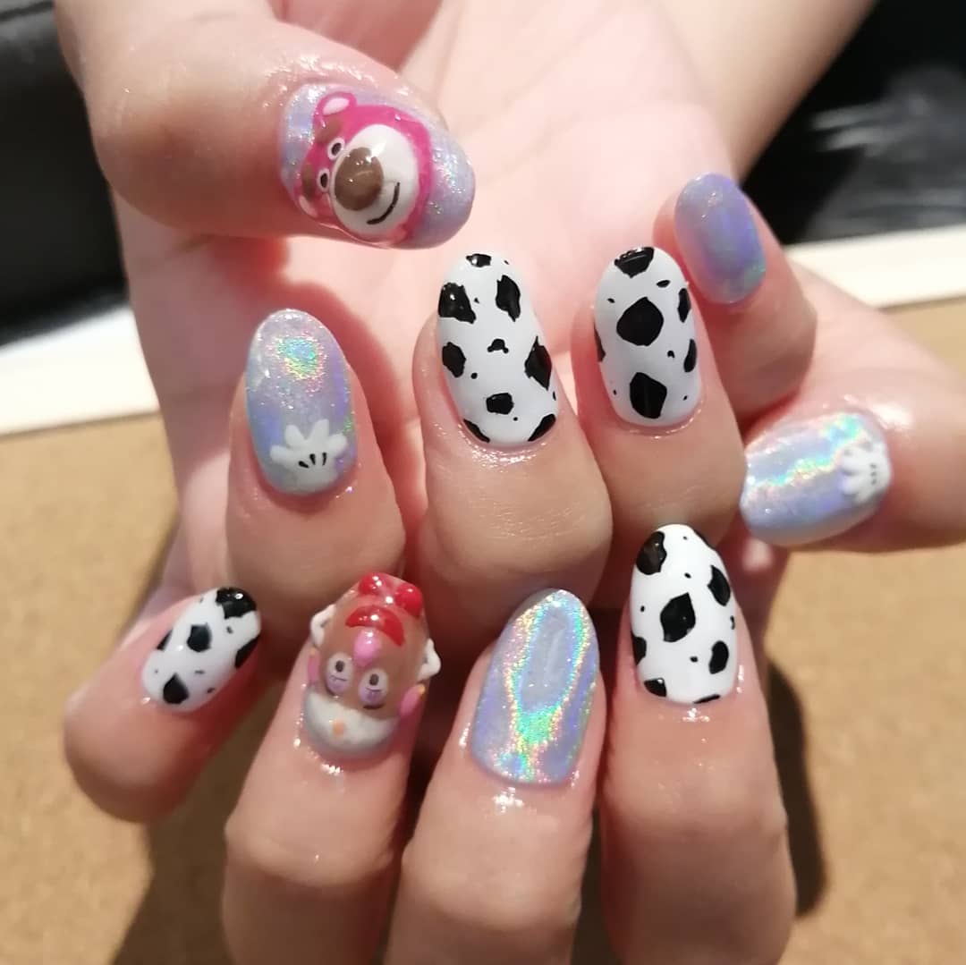 Hisae Nail No Twitter お客様ネイル ディズニーに行かれるそうで ｖ ﾆﾔ やっぱり3d可愛い ありがとうございました ネイル 痛ネイル キャラネイル ネイルアート 手描きイラスト 手描きネイル 手描き アート 模写 3dネイル トイストーリー トイ