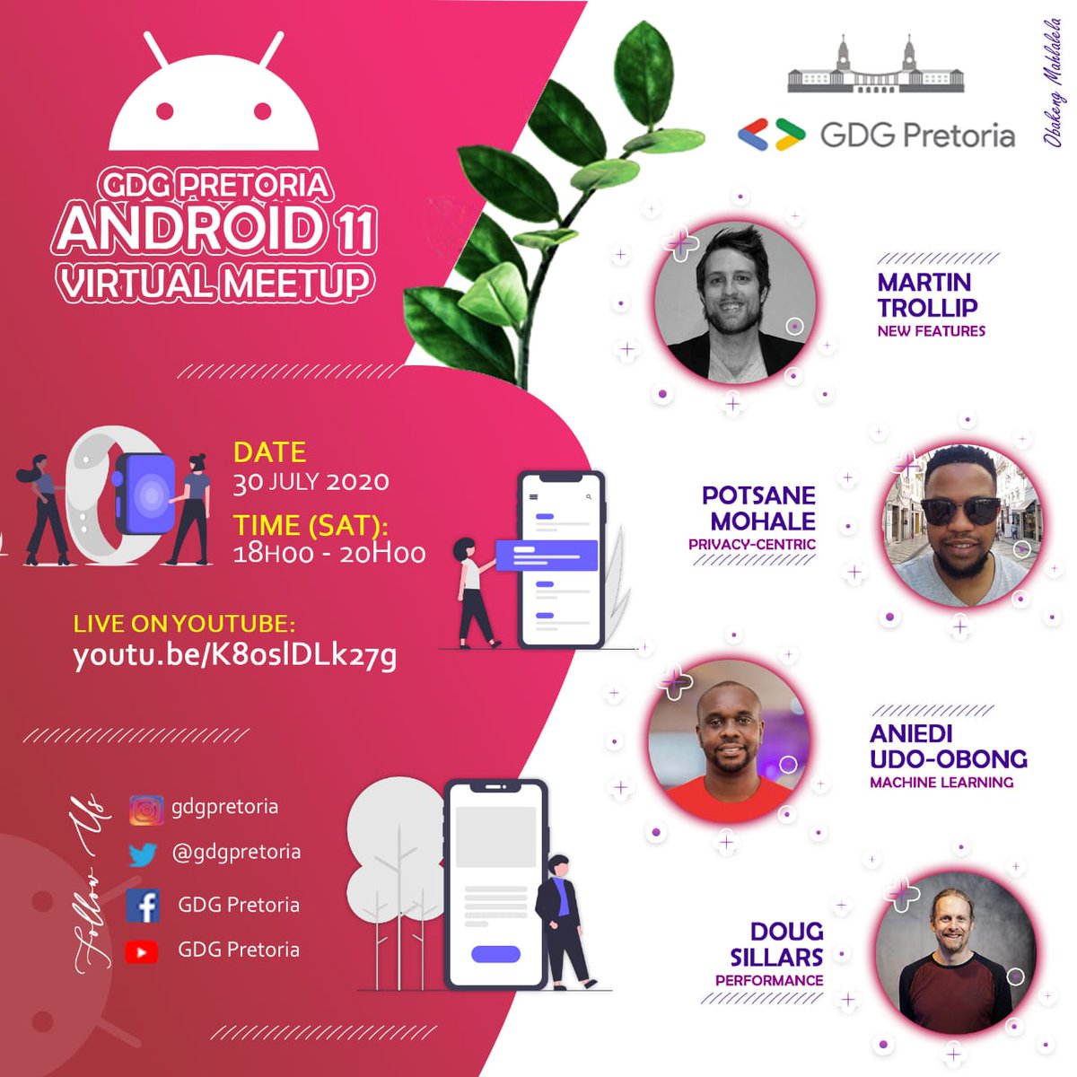 Las chance to RSVP for tonight's #android11meetup. Kicks of at 18h00: bit.ly/30Swr9e