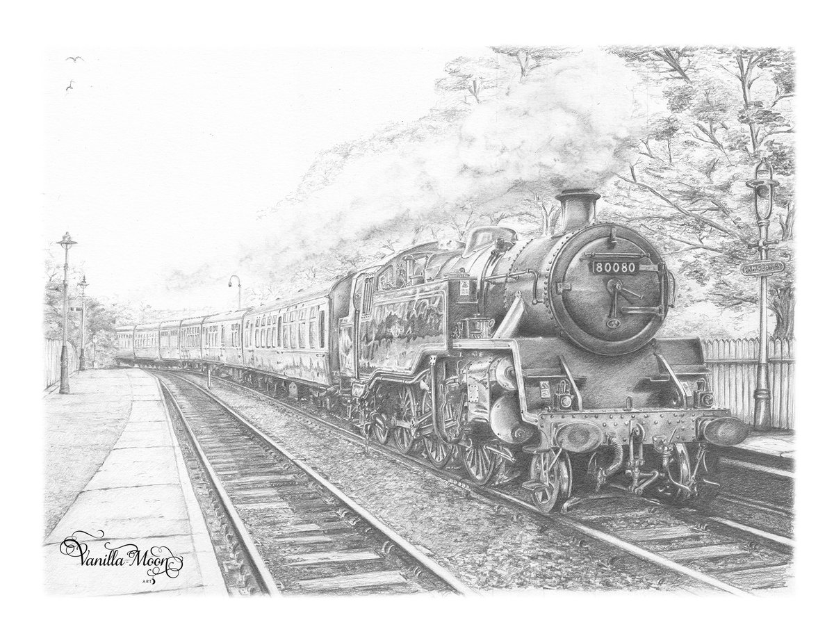Sometimes its good to go back to things. I can never settle when I know something could be better...So I re-did the smokebox. Now I am happy 😀 #railart  #steamart  #steamloco  #steamengine  #steamlocomotive  #pencil  #drawing  #standard4  #eastlancashirerailway  #eastlancs