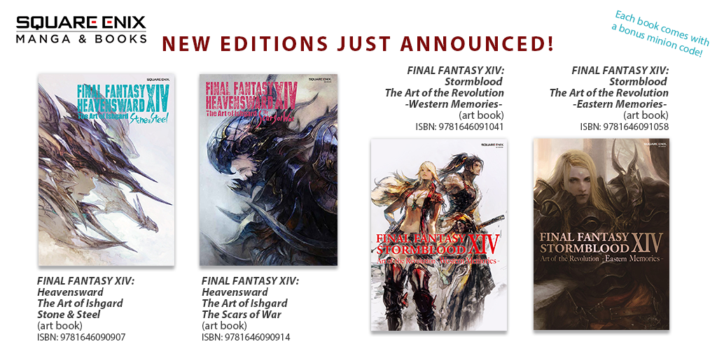 Square Enix Manga Books On Twitter We Re Pleased To Announce We Ll Be Reprinting The Gorgeous Final Fantasy Xiv Art Books And They Ll Be Available At All Major Book Channels Square