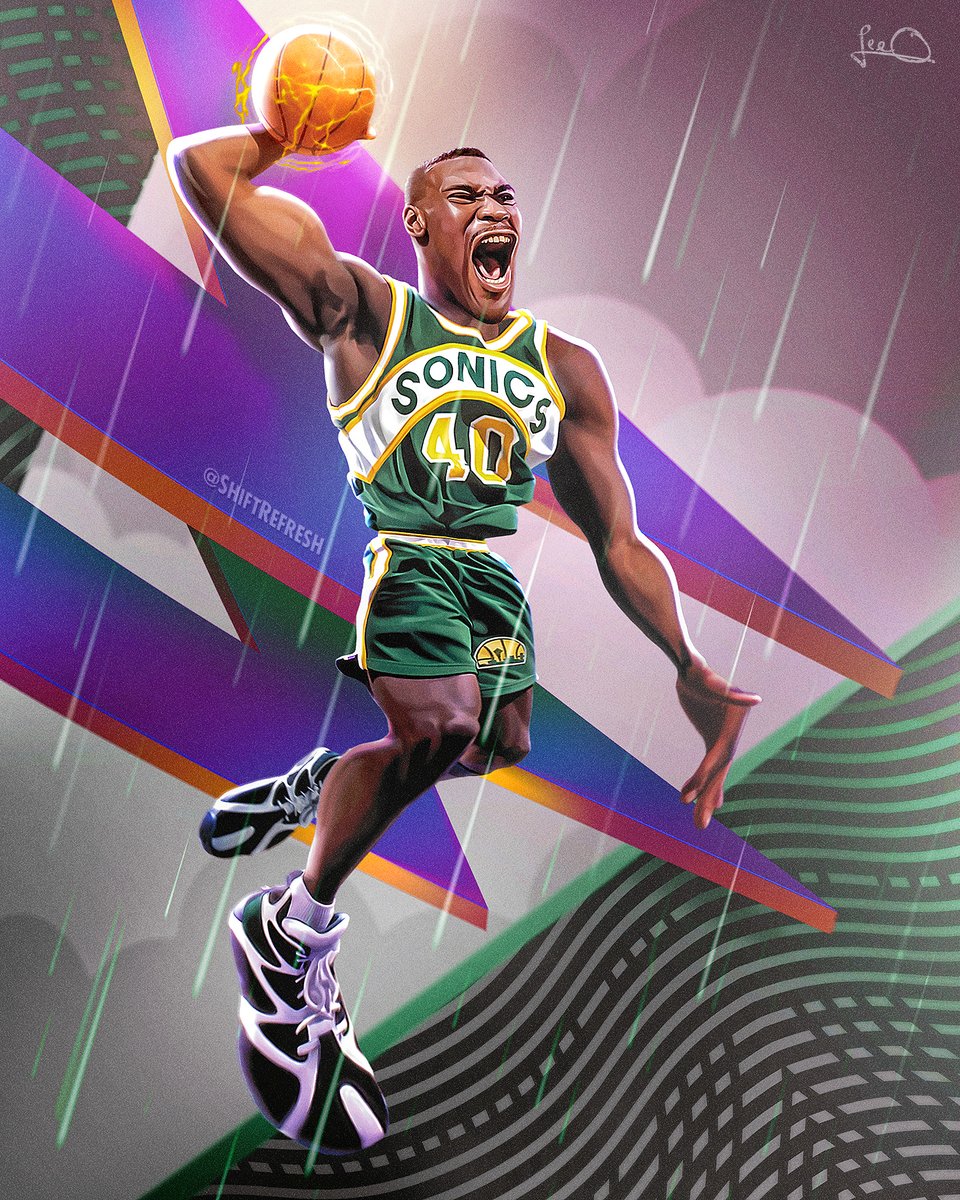 shiftrefresh's tweet image. Dunk &amp;amp; cover!! #TheReignMan 🏀⚡☔

#ShawnKemp / #BringBackTheSonics / @sk40_reignman