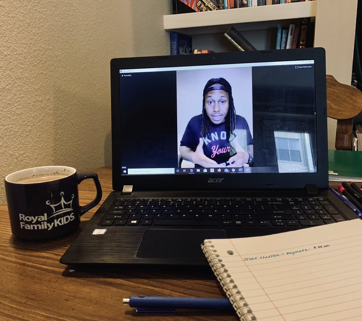 PaygeMs's tweet photo. So excited to get Crowley U started off with @TrentShelton on this wonderful Thursday! 🎉 🎉 
#CrowleyU https://t.co/cJ4JX2pM4H