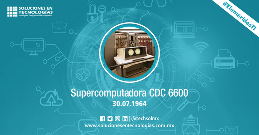 techsolmx's tweet photo. Un día como hoy (30/07/1964): Control Data Corporation presentaba la CDC 6600, la primera supercomputadora de la historia, diseñada por Seymour Cray, con rendimiento de 1 Mflops. https://t.co/X03rqGL4wu
#SomosSoluciones #EfeméridesTI #ControlDataCorporation #CDC6600 #SeymourCray https://t.co/uul1cBOYJe