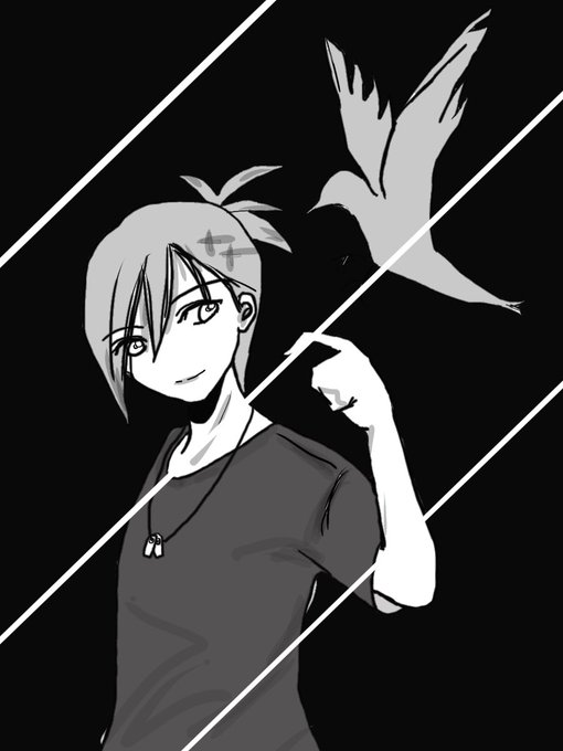 モノクロにするとかっこいいのtwitterイラスト検索結果 古い順