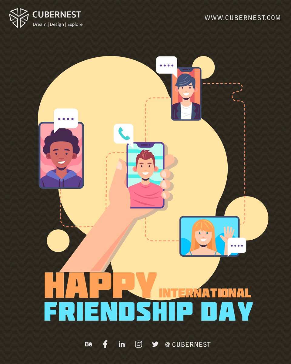cubernest's tweet photo. Friendship is a beautiful relationship that everyone  cherishes till eternity. A strong bond that happens suddenly and leaves lasting impression in our life. Comment your thoughts about friendship and accidental friendship which will last forever in your life.#friendshipday #bff https://t.co/7pp1GM4XK9