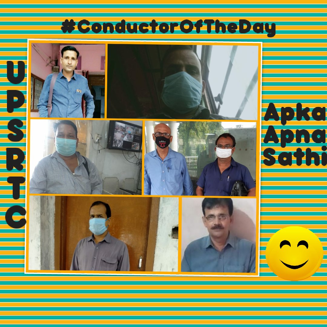 upsrtc_lko's tweet photo. #WorkDedication
Heartily Congratulations to you all for your great performance...
Mr. Jitendra Kumar 1st, Mr. Sushil Shukla, Mr. Sunil, Mr. Shubhash, Ramnarayan, Suresh Chandra...
#HardworksSweetFruit
#UPSRTC
#ApkaApnaSathi
#AlwaysReadyToHelpYou https://t.co/e2Y19HV079