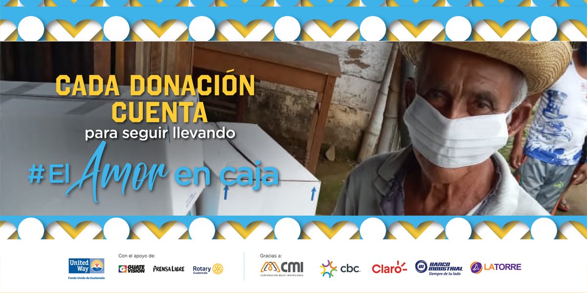 La necesidad sigue, sigamos uniéndonos para llevar #ElAmorEnCaja a quienes más lo necesitan. ¡SIGUE DONANDO HOY! ❤️📦🇬🇹👉👉 elamorencaja.com