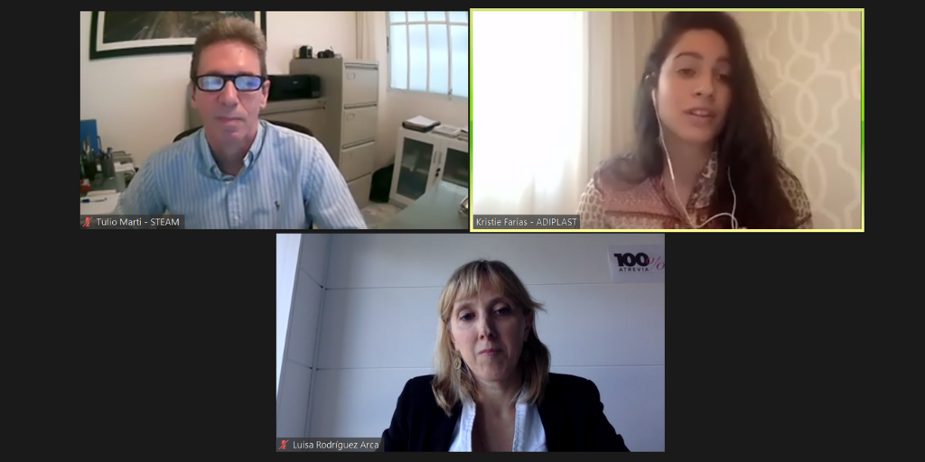 Atrevia's tweet photo. Ya estamos en nuestro #ZoomWebinar 💻 de la tarde para hablar de #Innovación, #Plásticos y #COVID19: oportunidades de colaboración y #comunicación. https://t.co/dpr2iqjHnu