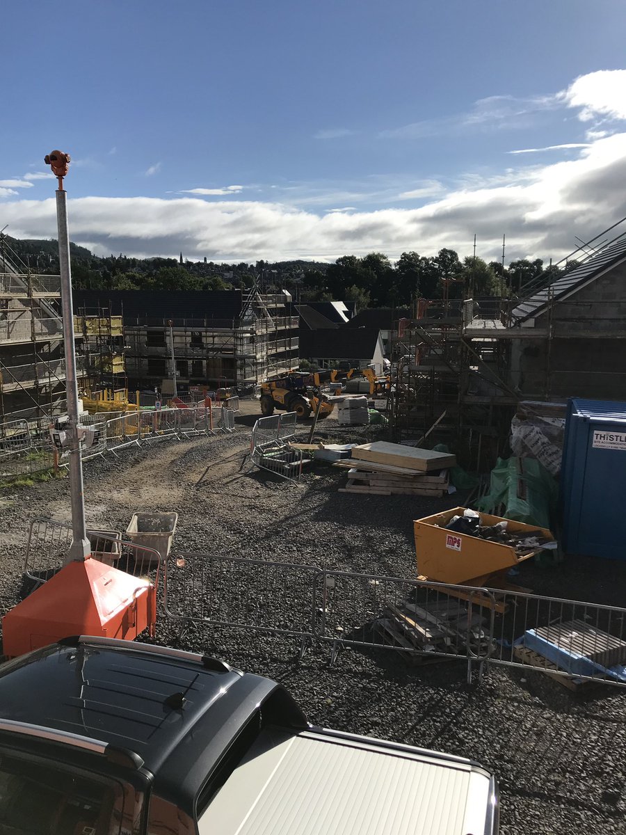 baynestevenson's tweet image. Great to see the Timber Frames up at Pigeon Row, Crieff when visiting site #timberframeconstruction #crieff #engineeing #construction @HaddenConstruct