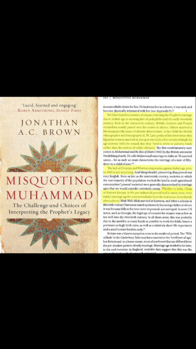 So Aisha suffered a lot from a perverted man for 9 years but actually none of his enemies remarked and used this against Muhammad ?? Why none of his enemies actually used this marriage against Muhammad's character ? Actually no one criticized him before 1905 for this marriage