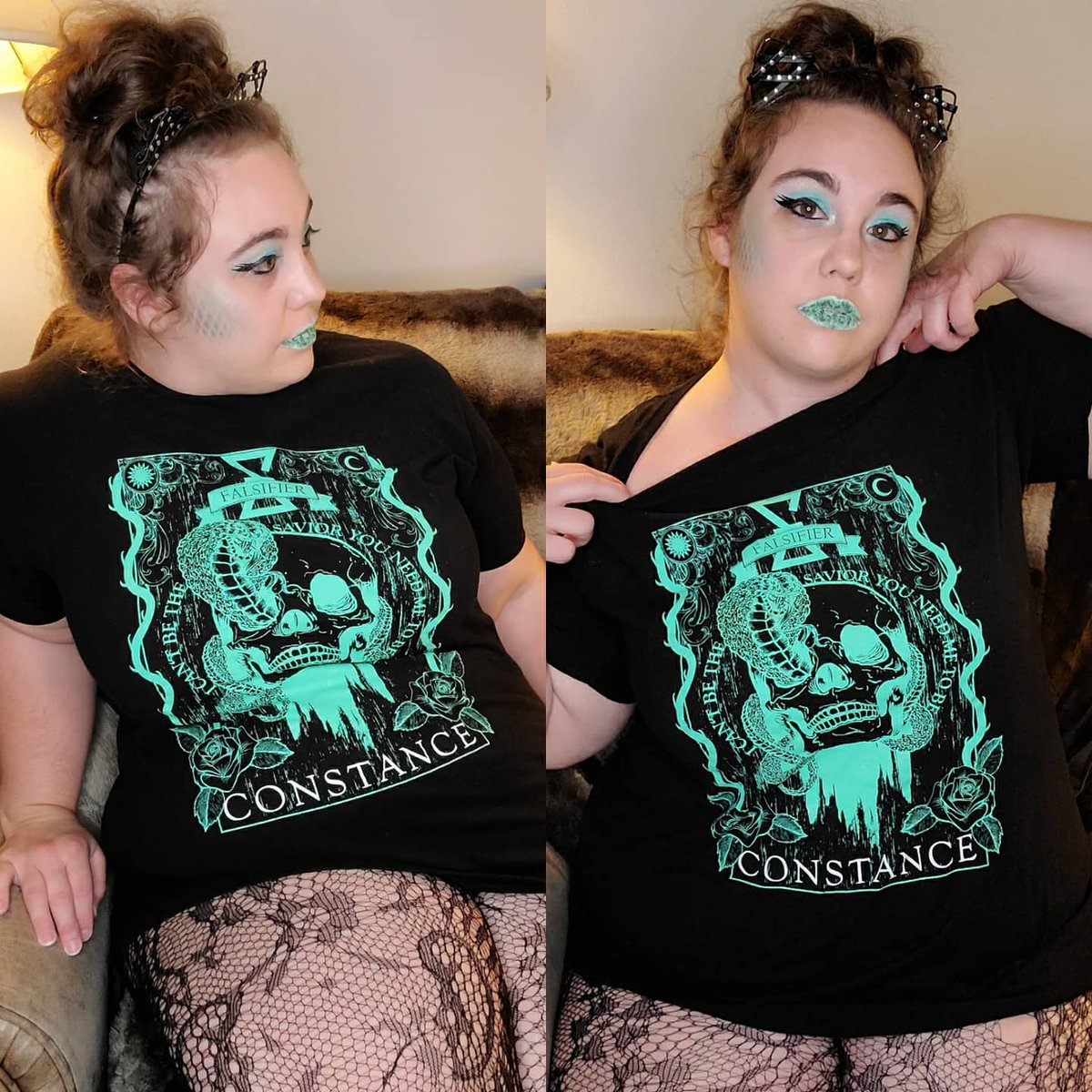 katietoo62's tweet photo. Pretty things ft @Constance_WI 
(Another in my Makeup &amp; Merch Mashup series 🖤🎶❤🥰) https://t.co/WzvBZs7WLt