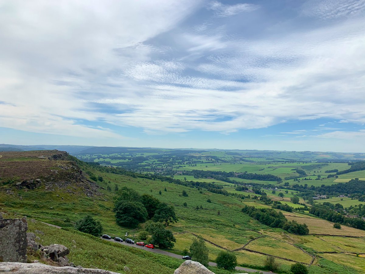 Mr_BDavy's tweet photo. Brill day walking the ‘3 Edges’ in the Peak District with my best mate. Love having this on my doorstep🏞Looking forward to a pub tea this evening😴 https://t.co/9R2b6YoYFn