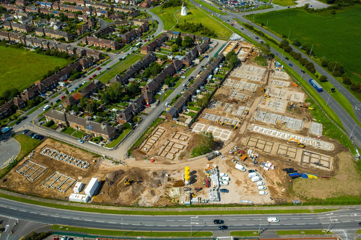 buildingwithyou's tweet photo. Doesn't this just look fab.  

Our development of 75 Affordable Homes for @BpoolCouncil at Troutbeck Crescent #Blackpool designed by @Cassidy_Ashton with funding from @HomesEngland images by our friend @inawe_media https://t.co/9hNY9rdIu6
