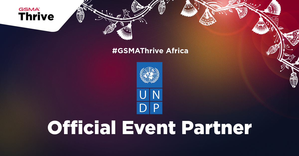 We're excited to announce that for #GSMAThrive Africa, we've now partnered with <a href="/UNDP/">UN Development</a>! We look forward to working together to create the most connected and influential #technology experience 👉 gsma.at/33mFwKn <a href="/UNDPArabic/">البرنامج الإنمائي</a>