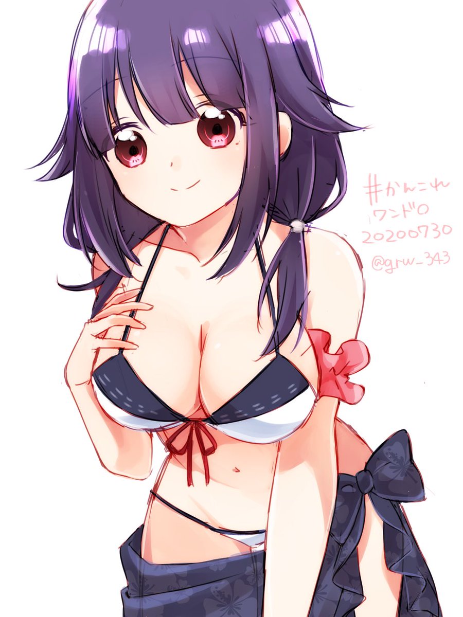 艦これ 水着大鯨ちゃん 艦これ版深夜の真剣お絵描き60分一本勝負 艦これ版真剣お絵 多村さしみのイラスト