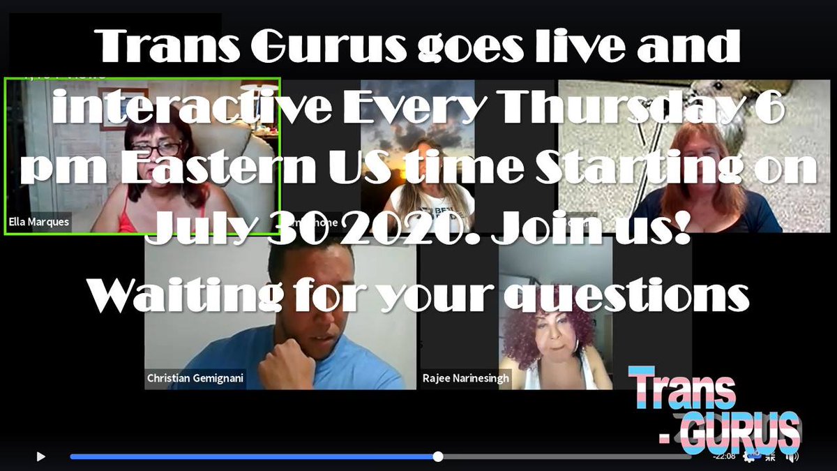 RAJEEACTRESS's tweet image. THIS EVENING Trans-gurus  AT 6 PM EASTERN US TIME LIVE ON FACEBOOK! #transgurus #transempowerment #transequity #transequality #lgbtqunity  #transcend #unitedglobalfamily