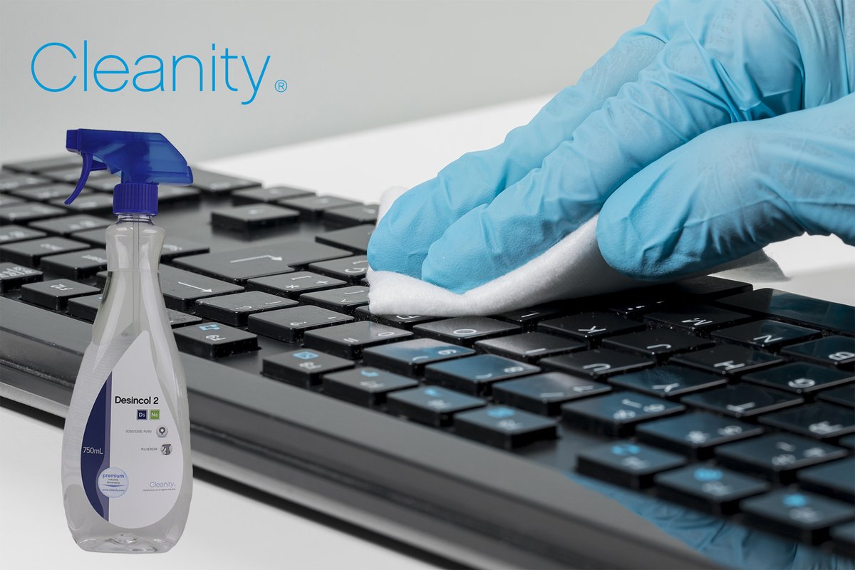 Cleanity_es's tweet photo. Desincol 2, desinfectante de superficies con propiedad dieléctrica. Aplícalo sobre aparatos eléctricos sin preocuparte por dañarlos! Conoce más sobre las soluciones de Cleanity en https://t.co/QJwl3Lcyoc o llamando al 96 251 41 53.
#solucionescleanity #desinfectantes https://t.co/POzabR5jNo