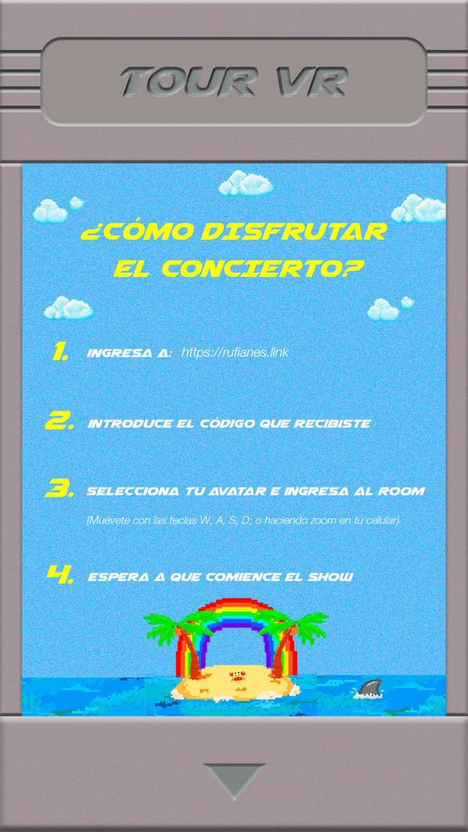 Acá les dejamos los pasos para el show de hoy 🤘