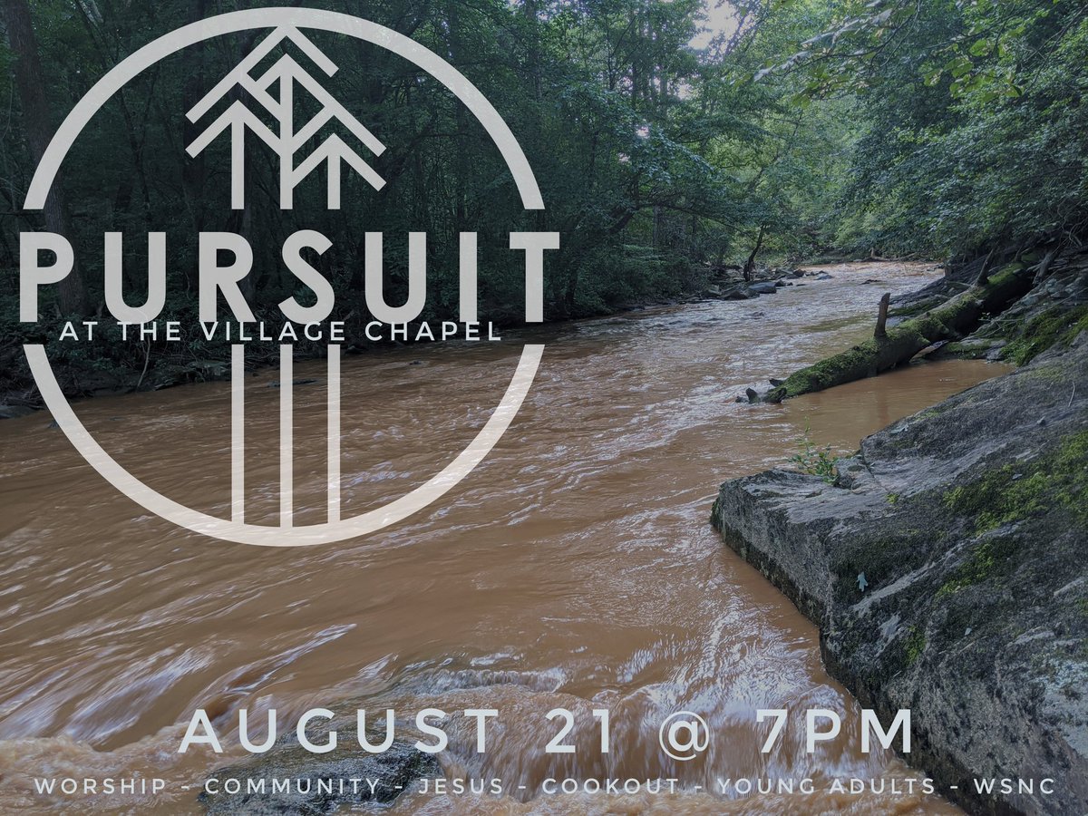 PursuitWS's tweet photo. After much consideration, we are moving to the 3rd Friday evening for the coming year! Our August Pursuit will be Friday August 21st at 7pm in the Reynolda Church parking lot. 

Join us for worship, food, COMMUNITY, and Jesus. It's going to be an awesome evening! https://t.co/F7gOQdLwrg