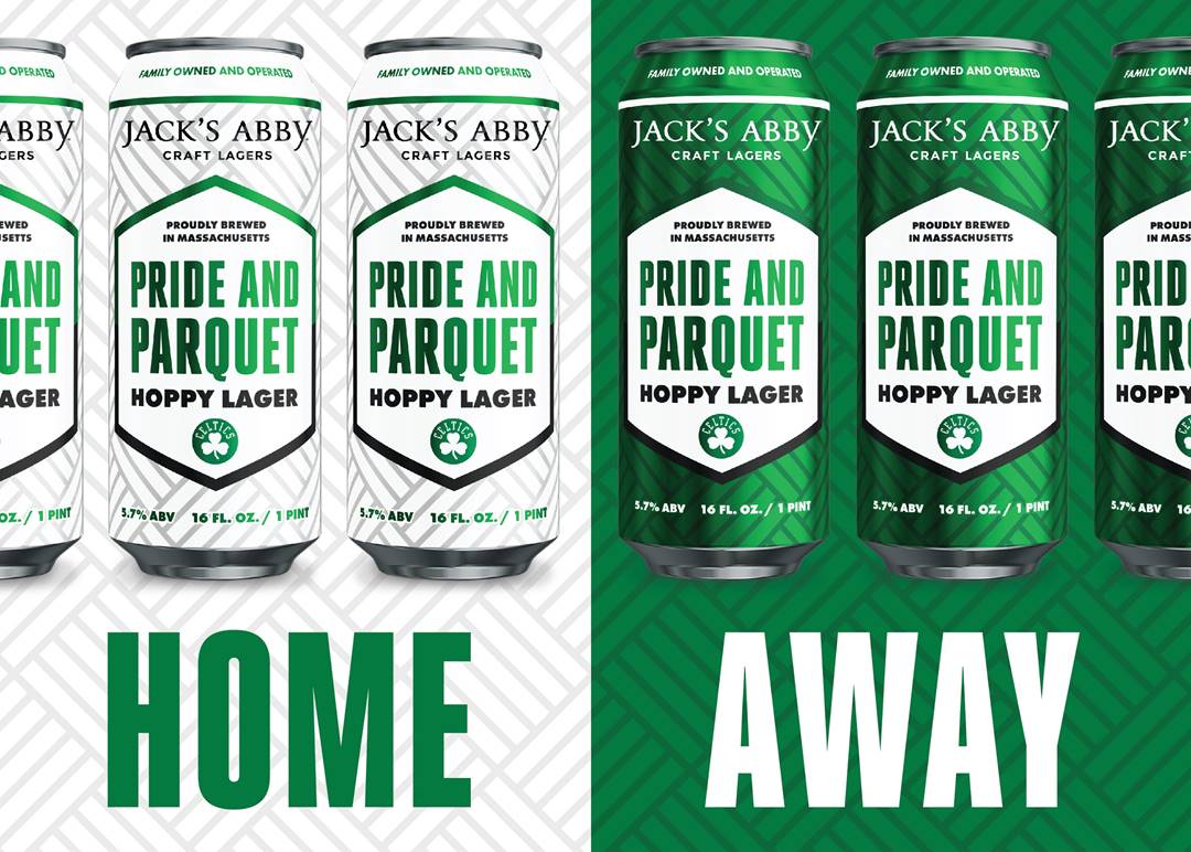 John_Karalis's tweet photo. Celtics announce an interesting partnership with Framingham's Jack's Abby craft brewery, which includes a Celtics-branded beer, Pride and Parquet, which will be released later this year. https://t.co/cIL0C3gTPr
