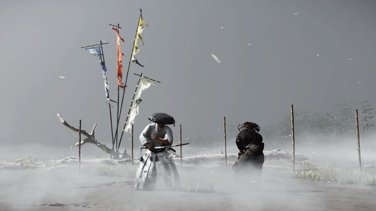 pleasecallmerob's tweet photo. Thank you so much for this game @SuckerPunchProd. 

First time in recent memory where I've finished a game and wished there was even more to do after getting the platinum. Ng+ soon?😊 

Here are some of my favourite screenshots from my time with Jin and the gang

#GhostOfTsushima https://t.co/fcOVdvijXV