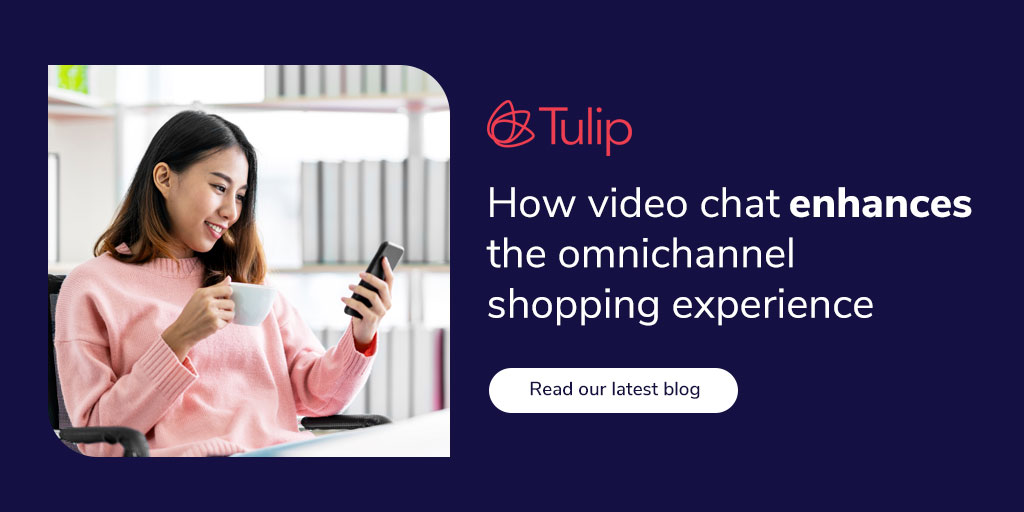 TulipRetail's tweet photo. Find out how #retailers can use #videochat to blend the online and in-store experience for the connected customer #retailtech https://t.co/0QrBVKp7LN https://t.co/AYzXOB9Q76