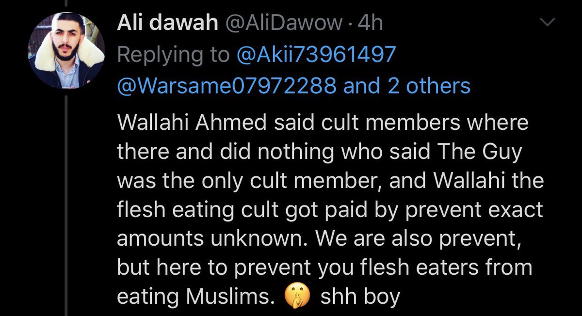 exposing1016's tweet photo. @AliDawow @AliDawow Sooo when u made that public claim to the world that spubs got £1mill from government prevent scheme, what was ur intention? Or was it a sweet lie to be loved by more followers &amp; get one up against ur brothers in Islam? In the tweet below, u say “exact amounts unknown”? https://t.co/8HZCuyhn8O