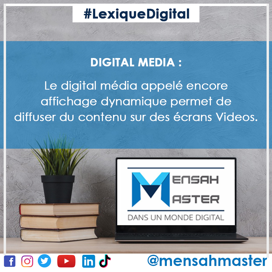 mensahmaster's tweet photo. #LexiqueDigital
Saviez vous ce que c'est le Digital Média? Découvrons ensemble une définition plus simple de ce mot.
#MensahMaster, dans un monde digital!
https://t.co/IlRyr1OWYO https://t.co/OaM1fl9eya