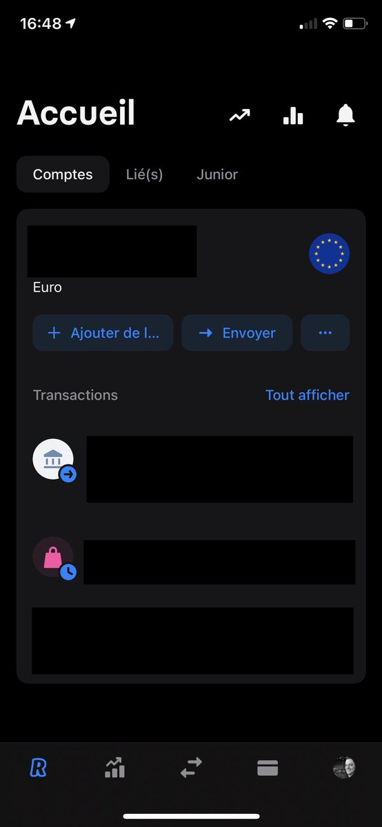 iOS Revolut Dark Mode ⚫️👀🥳