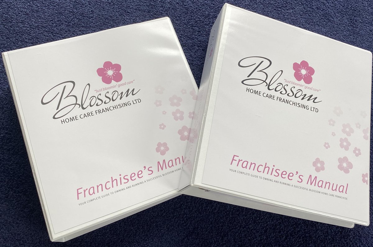 CareFranchising's tweet photo. Picked these up earlier today. The training manuals that will be used with our Franchisees. We’re really pleased with them! https://t.co/GoKqMbyxP3